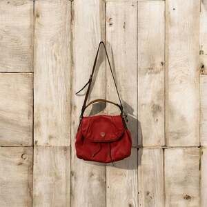 MCM Monogram Embossed Two Way Bag